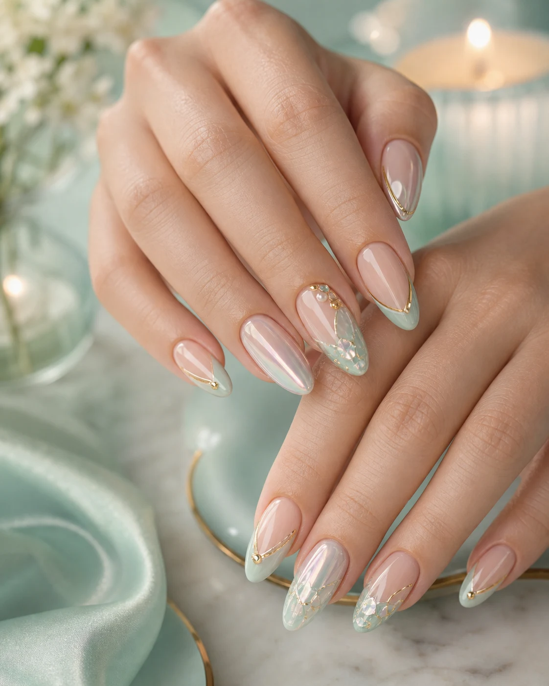 Detailed nail art